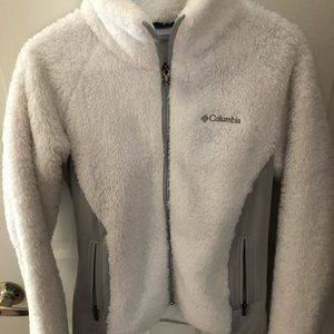 Columbia fur zip jacket